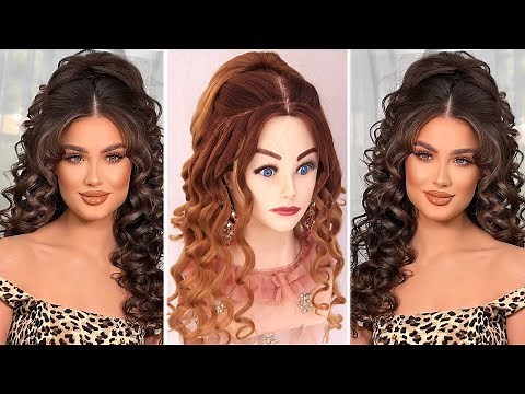 2 Most Beautiful Curly bridal hairstyles l Kashee's Bridal hairstyles l Wedding hairstyles Kashee's