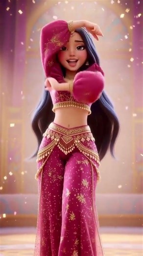 Cute Ghibli Cartoon Dance on Hindi Song 💃 | Anime Dance Shorts