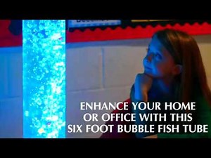6 Foot Chrome Bubble Tube- Sensory bubble tube at Playlearn