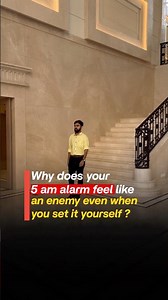 Why the 5am-war with your alarm?!⏰