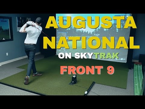 AUGUSTA NATIONAL on TGC2019 | SkyTrak Golf Simulator Gameplay | FRONT 9