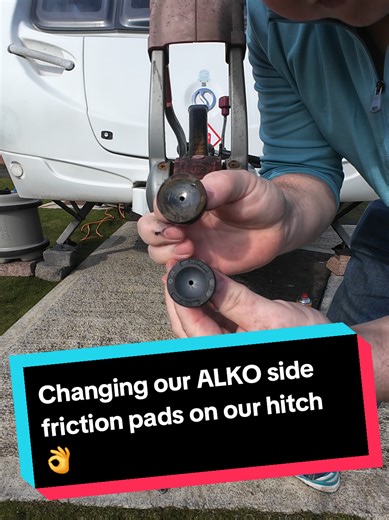 This is how to change your ALKO side friction pads to ensure your stabiliser is working correctly. Pads supplied by @Duncan caravans 🙌🙌 #caravanning #caravannersoftiktok #caravannersofinstagram #caravanners