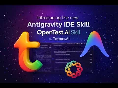 OpenTest.AI Antigravity IDE skill demonstration, by Testers.AI