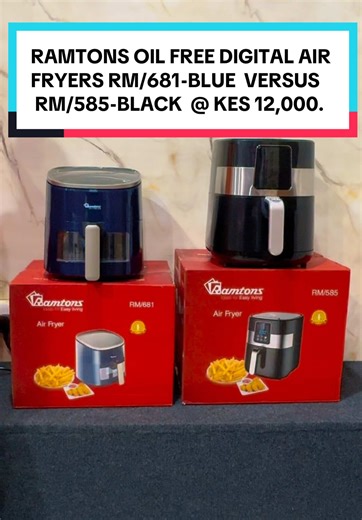 Ramtons Air Fryers Comparison: RM/681 vs RM/585