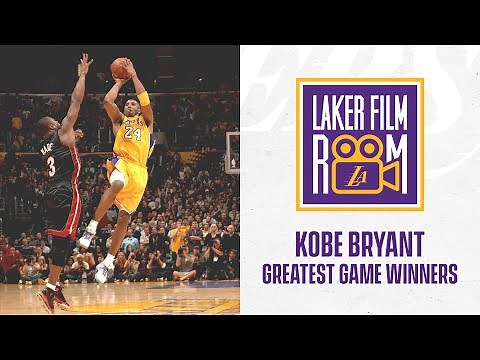 Kobe Bryant Game Winning Shots | Laker Film Room