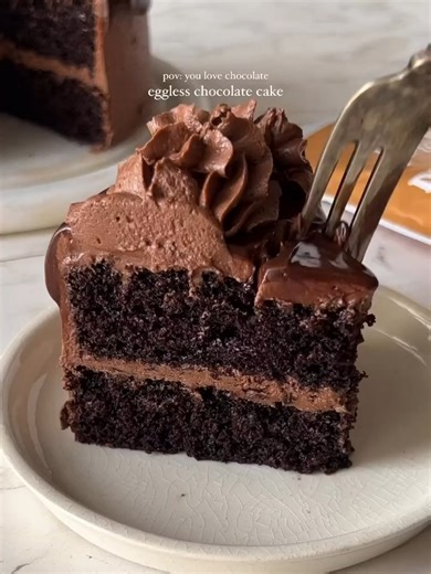 Delicious Eggless Chocolate Cake Recipe