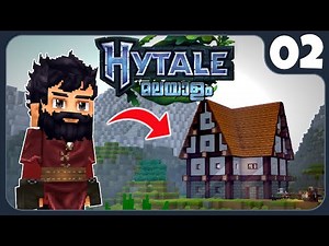 I MADE MY FIRST HOUSE IN HYTALE!