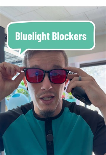 Red Lens Computer Glasses for Better Sleep