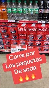 Soda packs at a super PRICE 🚨🚨🔥