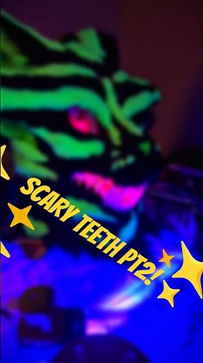 Do the teeth look more Alien now? #fursuit #fursuitmaker #fursona #alien #cosplay