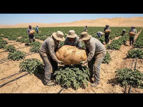 Transforming the Desert Into a Farm: The Story of Potatoes Growing in Sandy Soil and Sunshine