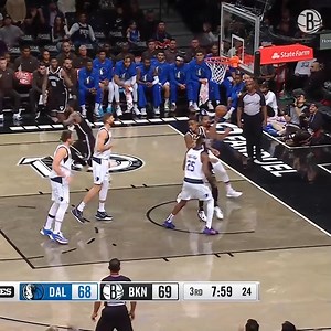 KAI is dancing out there 🕺 | Brooklyn Nets