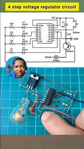 Comment Fabriquer un Régulateur de Tension à 4 Niveaux (Schéma Complet Inclu !) ⚡🔌