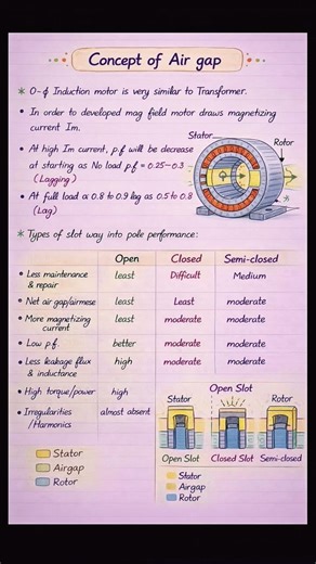 short notes ✨#ElectricalEngineering #DiplomaEngineering #ElectricalNotes #EngineeringReels