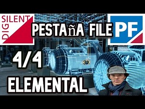 4.✅DIgSILENT21 Power Factory |Crea activa 1 escenario y proyecto por ruta desde Archivo digsilent21