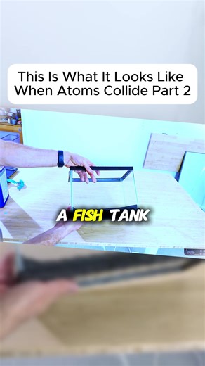 This Is What It Looks Like When Atoms Collide #fyp #science #tools #diy #change #experiment #tes