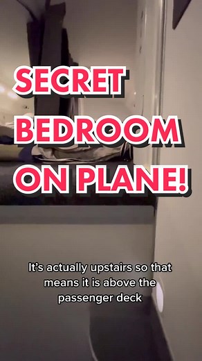 Exploring the Secret Crew Rest Compartment on a Plane