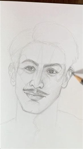 Relaxing Pencil Drawing Timelapse.