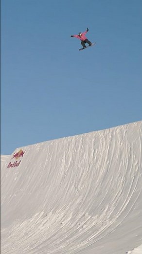 Brock Crouch tries to clear this MASSIVE hip at ‪@MammothUnbound‬ ​⁠ #snowboarding #burton #snowboard