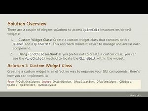 How to Access a QLineEdit Inside a Cell Widget in PyQt5