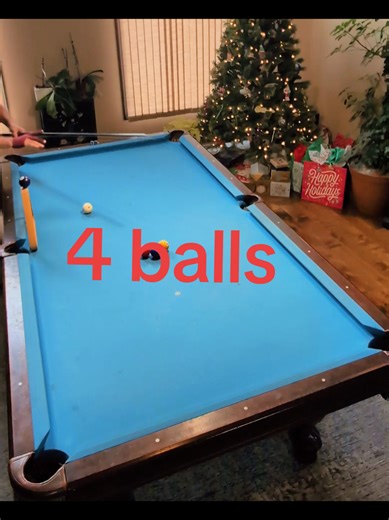 #pool trickshot 4 balls rack drop #billiards #8ballpool #trick #fyp