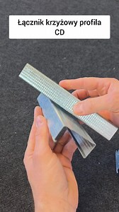 391K views · 286 reactions | Łącznik krzyżowy profila CD #budowlaniec #profile #wskazówki #majster | Łukasz Czerniawski | Facebook