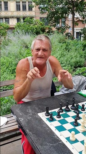Johnny Chess invites you to Washington Square Park in NYC: "Come Check Me Out!"