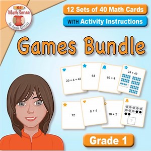 1st Grade Math Sense Games & Activities: 12 Sets of 40 Printable Cards - Etsy UK