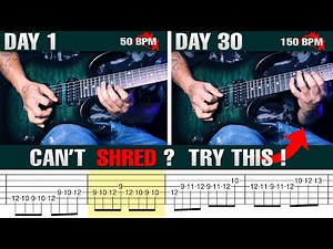 5 Must Know Shred Guitar Exercises For Fast Fingers (Guitar Lesson + Tabs)