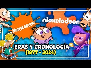 la HISTORIA de NICKELODEON y sus ERAS | TODA la CRONOLOGÍA EXPLICADA (1977 - 2024)