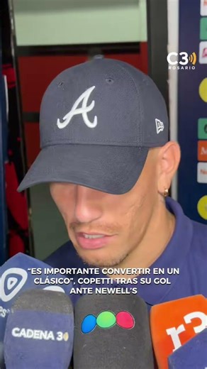 COPETTI AND HIS JOY AFTER SCORING IN THE CLASSIC