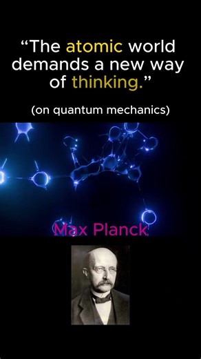 Quantum Physics Quotes #MaxPlanck #QuantumPhysics #AtomicWorld #ScienceQuotes #PhysicsShorts