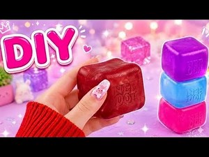 How to make viral NeeDoh Squishy at home / Paper craft/ Easy ideas/DIY/ school project/art and craft