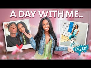 Spend the Day With Me! 💕 Date With My Boyfriend + Cheerleading Pics 📸