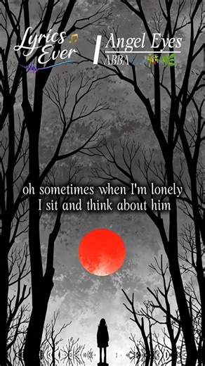 Angel Eyes ABBA LYRICS #lyrics #angeleye #abba