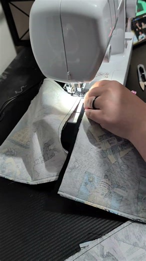 halfway through some fabric wallets #sewing #handmade