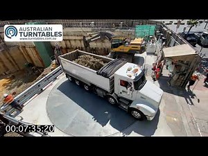 Australian Turntables for Excavation – Managing 170 Truck Loads Every Day