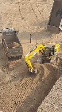 JCB Excavator in Action: The Building Machines