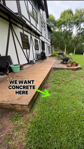 We were called out to extend this patio but once the new concrete was poured, it didn’t match the original. So we used Gem-Scape to tie it all together and create one seamless, finished outdoor space. Ready to get your patio looking great for spring? Schedule your free design consultation at zionoutdoors.com. #TexasHomes #TexasBackyard #TexasLiving #TexasContractor #TexasOutdoorLiving | Zion Outdoors