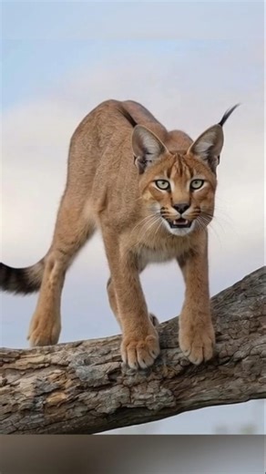 हवा में शिकार करने वाला शिकारी 😱 Caracal #wildlife #animals
