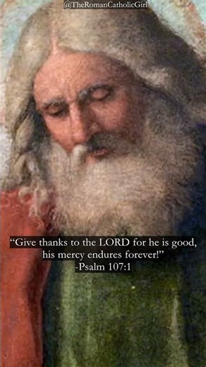 Give thanks to the Lord for he is good