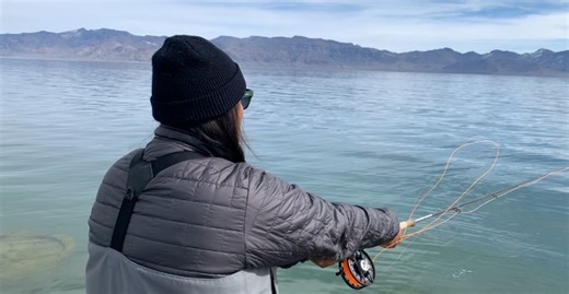 Paiute woman is first female fly fishing guide