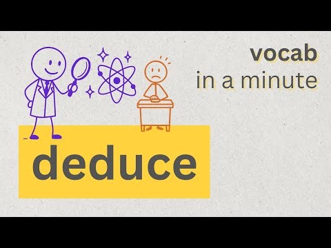 Can you 'deduce' what this video is about from the thumbnail?