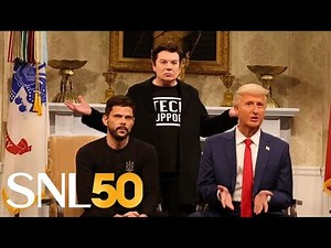 SNL Cold Open: Mike Myers Shocks as Elon Musk in Zelenskyy Meeting | SNL50