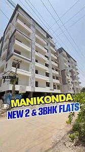 Manikonda - Brand New 2BHK & 3BHK Flat for sale in Manikonda Hyderabad