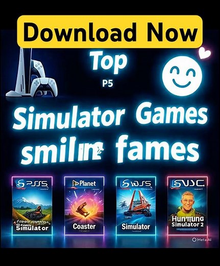 Best PS5 Simulator Games You Didn’t Know Existed! 😱 | Top 5 List #ps5 #shorts