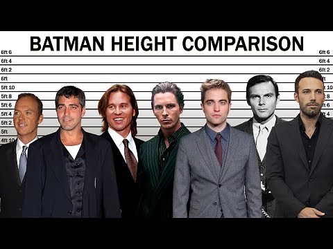 Batman Height Comparison