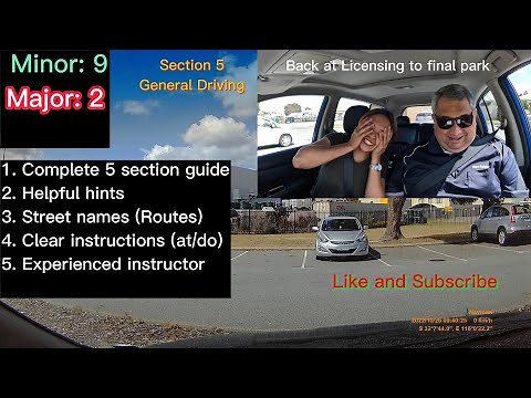 Mock DRIVING TEST for the WA assessment and essential tips with street names #drivingtest