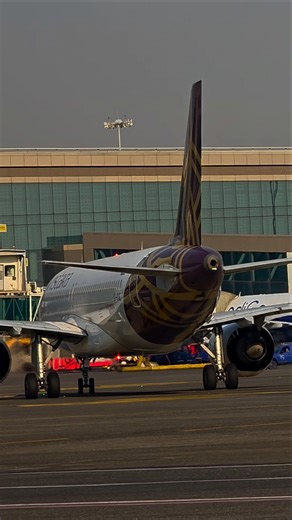 Mumbai's Gateway in Motion 🇮🇳 Vistara now Air India gracefully taxiing through the incredible CSMIA