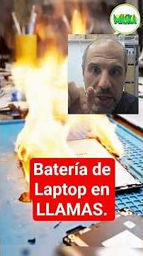 Real Danger: Burning Battery #technology #battery #laptop
